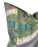 Artesian Velvet Pillow Cover in Wild Sage, Thibaut Pillows