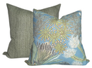 Protea Performance Pillow Cover in Spa Blue, Thibaut Pillows