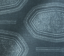 Kamba Pillow Cover in Indigo Blue