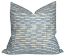 Lacuna Pillow Cover in Azul Blue, Susan Connor Textiles