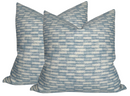 Lacuna Pillow Cover in Azul Blue, Susan Connor Textiles