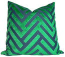 Emerald Green Cut Velvet Pillow Cover