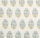 Mughal Flower Pillow Cover in Monsoon Blue, Lisa Fine Textiles