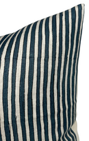 Ticking Pillow Cover in Indian Teal, Walter G Textiles