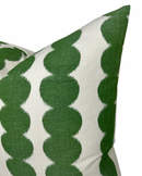 Full Circle Pillow Cover in Green, Schumacher Textiles