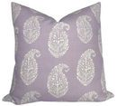 Kashmir Paisley Pillow Cover in Lilac Purple, Peter Dunham Textiles