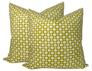 Betwixt Pillow Cover in Chartreuse, Schumacher Textiles