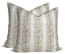 Balboa Pillow Cover in Fawn Brown, Kelly Wearstler Textiles