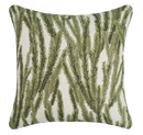 Nori Floral Pillow Cover in Moss Green, McLaurin + Piercy Textiles