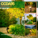 CCDA95 7W LED 3CCT Wide Beam Directional Outdoor Landscape Lighting 12V Low Voltage Aluminum Spotlight