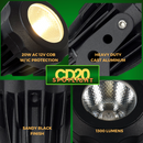 CD20 20W AC12V Low Voltage Ground LED Aluminum Spotlight Waterproof Outdoor Fixture