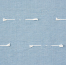 Teton Embroidered Pillow Cover in Sky Blue, Schumacher Textiles