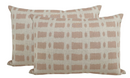 Townline Pillow Cover in Pink, Schumacher Textiles