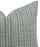 Unravel Pillow Cover in Aqua Blue