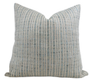Unravel Pillow Cover in Aqua Blue