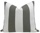 Go To Stripe Pillow Cover in Olive, Perennials Textiles