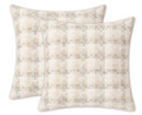 Boro Woven Pillow Cover in Natural, Schumacher Textiles