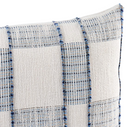 Elko Woven Pillow Cover in Indigo, Schumacher Textiles