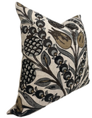 Cornelia Pillow Cover in Gold and Grey, Thibaut Pillows