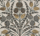 Cornelia Pillow Cover in Gold and Grey, Thibaut Pillows
