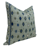 Oona Pillow Cover in Ocean Indigo, Peter Dunham Textiles