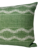 Zanzibar Pillow Cover in Green, Peter Dunham Textiles