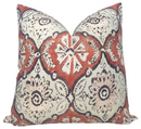 Minnie Maharani Pillow Cover in Ruby Red, Peter Dunham Textiles