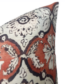 Minnie Maharani Pillow Cover in Ruby Red, Peter Dunham Textiles