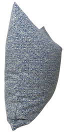 Sarong Weave Pillow Cover in Indigo Blue, Schumacher Textiles