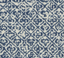 Sarong Weave Pillow Cover in Indigo Blue, Schumacher Textiles