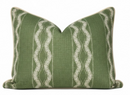 Zanzibar Pillow Cover in Green, Peter Dunham Textiles