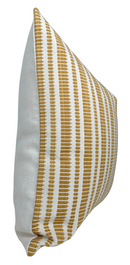 Oyo Pillow Cover in Mustard Yellow, Designer Pillows