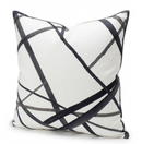 Channels Pillow Cover in Ebony, Kelly Weasrtler Textiles