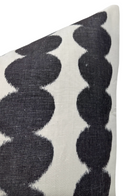 Full Circle Pillow Cover in Faded Black, Schumacher Textiles