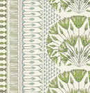 Cairo Pillow Cover in Green, Thibaut Pillows