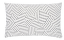 Deconstructed Stripe Pillow Cover in Black, Linen Pillows, Schumacher Textiles