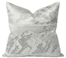 Cloud Toile Pillow Cover in Fog Grey, Schumacher Textiles