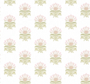 Milford Pillow Cover in Pink and Green, Thibaut Pillows