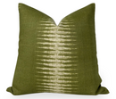 Ikat Pillow Cover in Olive Green, Peter Dunham Textiles