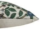 Ready to Ship, 16x16 Bamboo Bird Pillow Cover in Aqua Blue