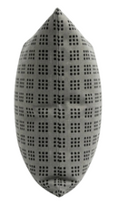 Paradox Pillow Cover in Graphite/Onyx, Kelly Wearstler Textiles