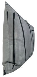 Graffito Pillow Cover in Graphite, Kelly Wearstler Textiles