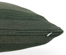 Striped Woven Pillow Cover in Forest Green