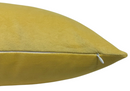 Velvet Pillow Cover In Canary Yellow