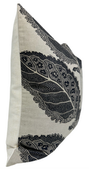 Lacinato Pillow Cover in Basalt Black, Thibaut Pillows