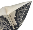 Lacinato Pillow Cover in Basalt Black, Thibaut Pillows