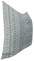 Cairo Pillow Cover in Spa Blue, Thibaut Pillows