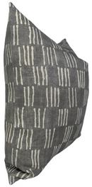 Matchsticks Pillow Cover in Pebble Grey, George Spencer Textiles