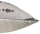 Carmania Pillow Cover in Charcoal, Indoor Outdoor Pillows, Peter Dunham Textiles