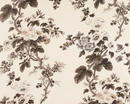 Ready to Ship, 20x20 Pyne Hollyhock Pillow Cover in Charcoal